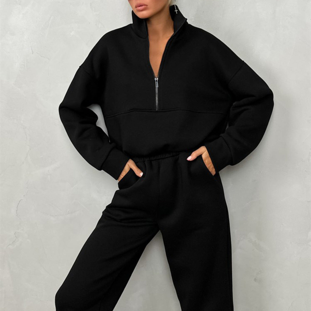 Damen sportlicher Hoodie und Jogginghose Set Stalluxe
