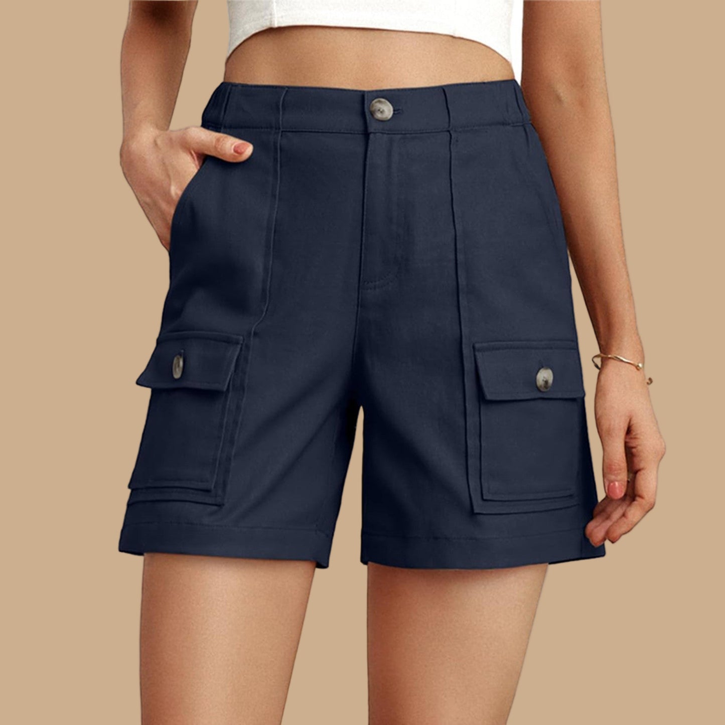 Damen Cargo Shorts Stalluxe