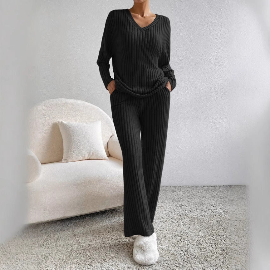 Damen gemütlicher Strickanzug Stalluxe