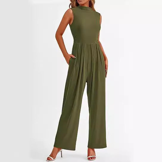 Damen elegante Flowy Jumpsuit Stalluxe