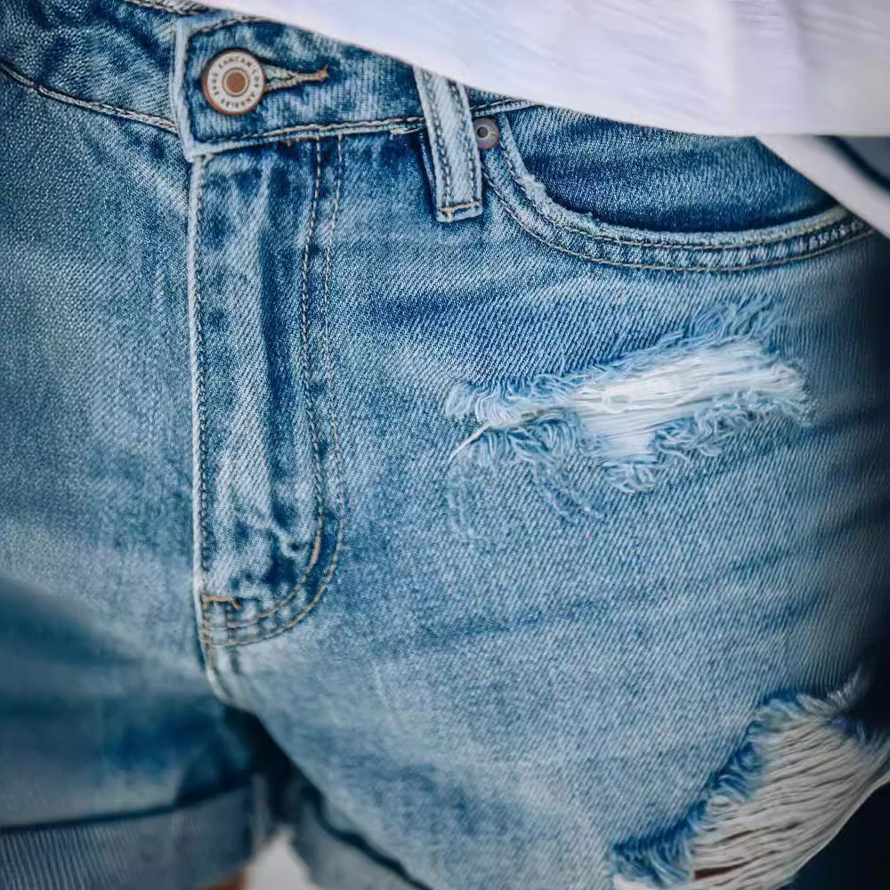 Damen Jeansshorts Stalluxe