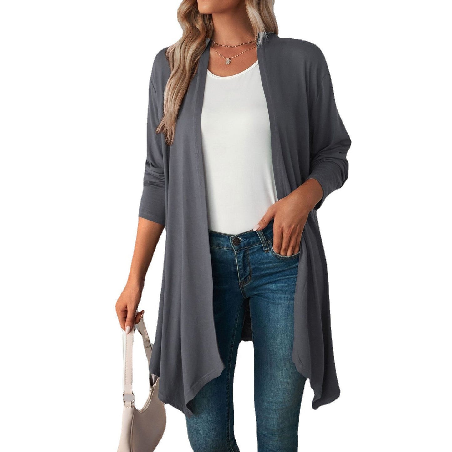 Damen Longcardigan Stalluxe
