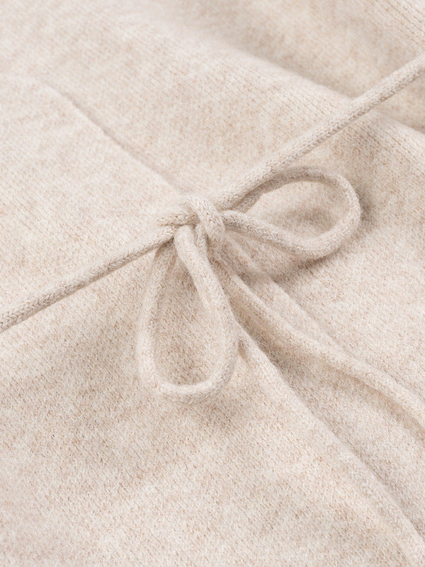 Damen komfortable Strickjacke mit Taillierung und weitem V-Ausschnitt Stalluxe