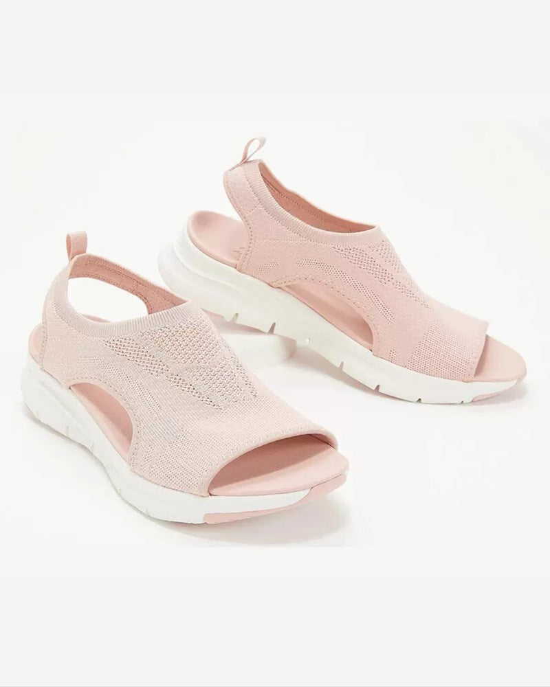 Damen Atmungsaktive Slip-On Sandalen mit ergonomischem Design und rutschfester Sohle Stalluxe