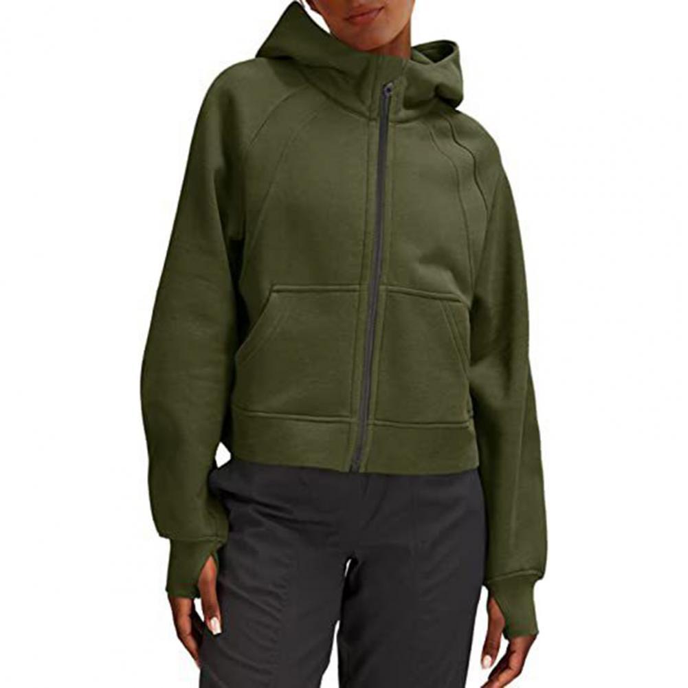 Damen lässige Kapuzenjacke mit nach unten gerafftem Schnitt und praktischen Taschen Stalluxe