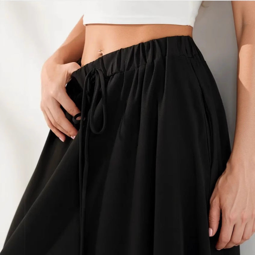 Damen Maxirock mit elastischem Taillenbund und floralem Design Stalluxe