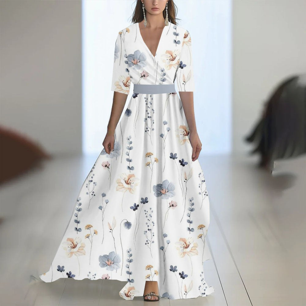 Damen Blumenkleid Stalluxe