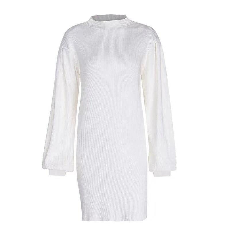 Damen Strickkleid im modernen Rippdesign Stalluxe