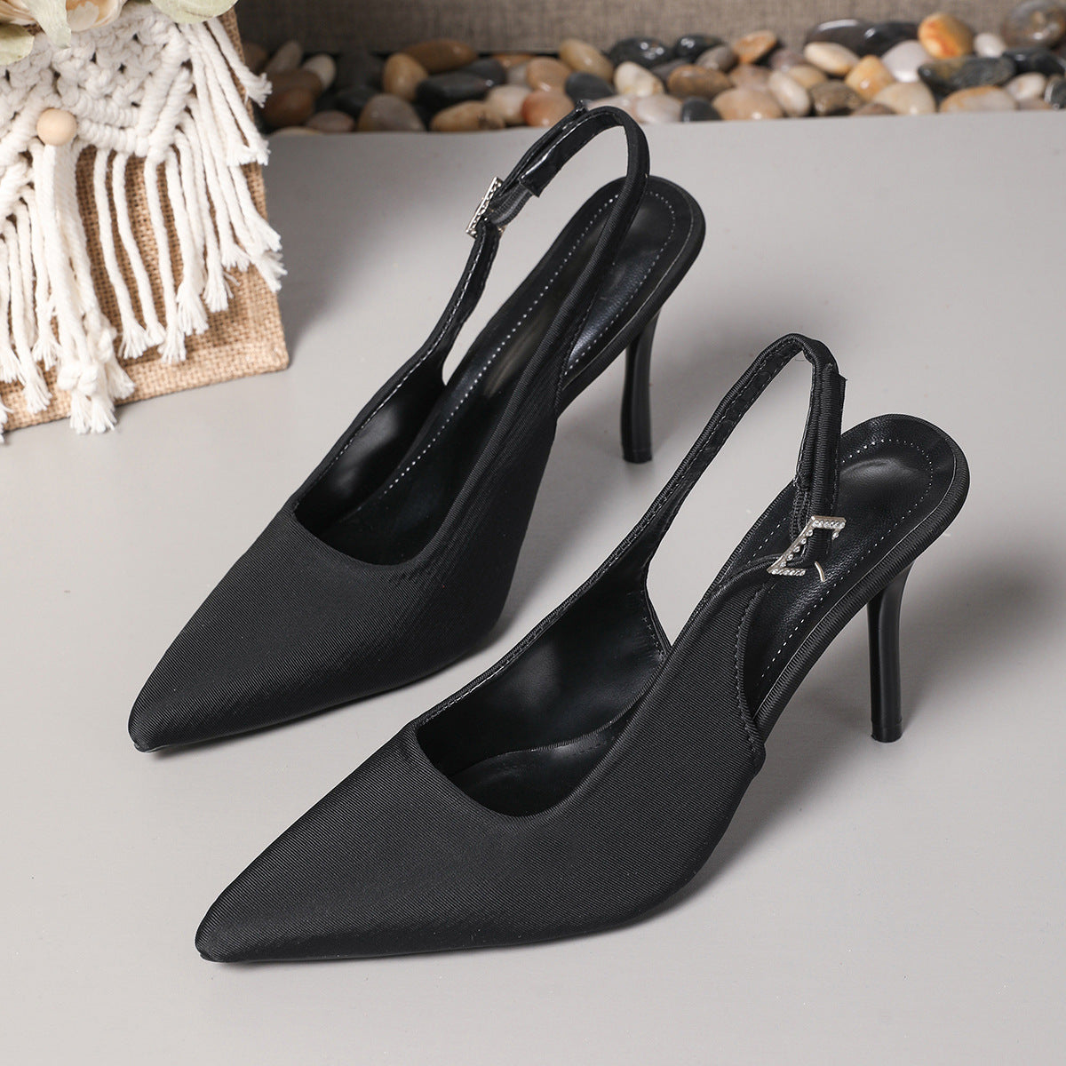 Damen Sling-Pumps mit Leopardenmuster von Stalluxe