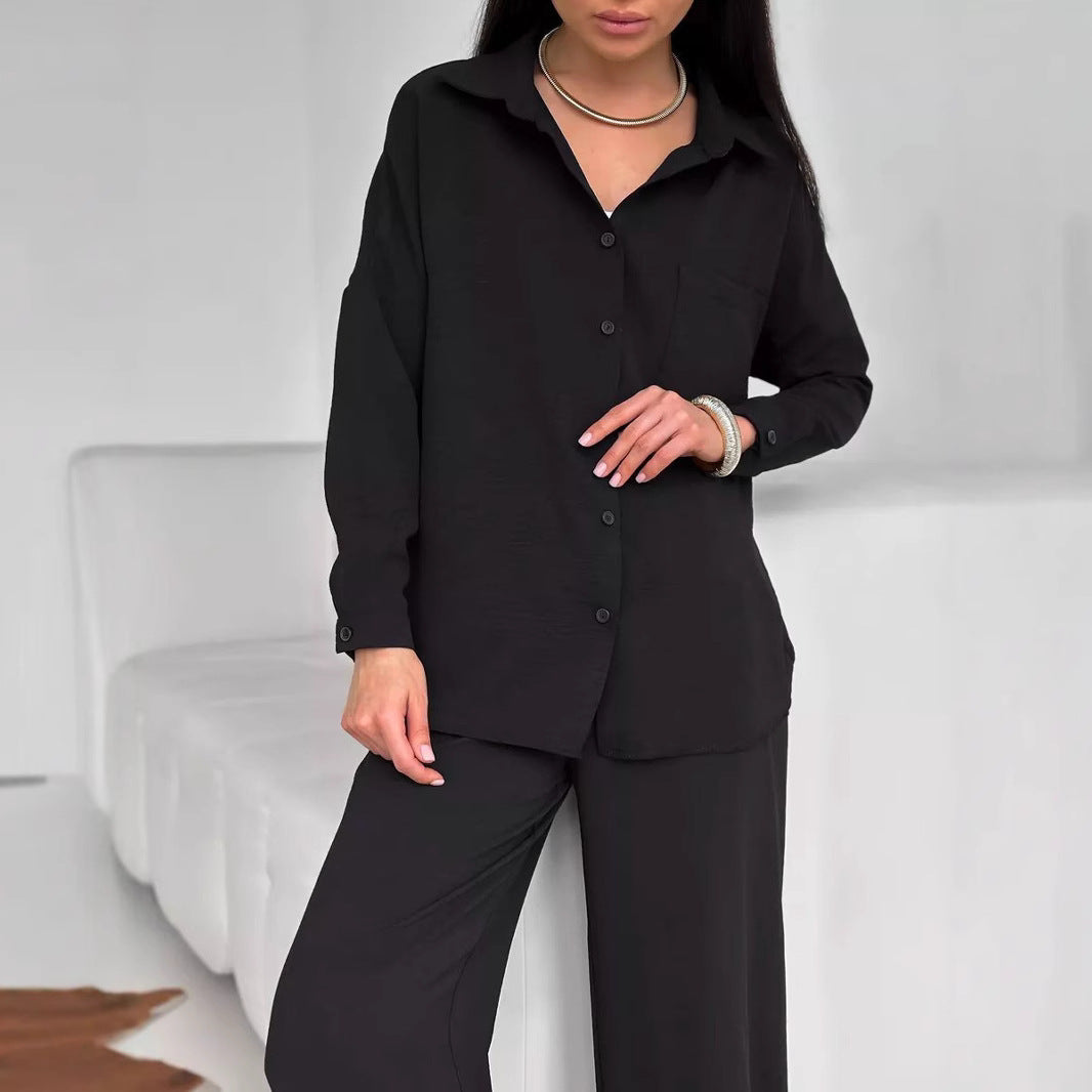 Damen lässige Bluse mit durchgehendem Knopfverschluss und Brusttasche Stalluxe