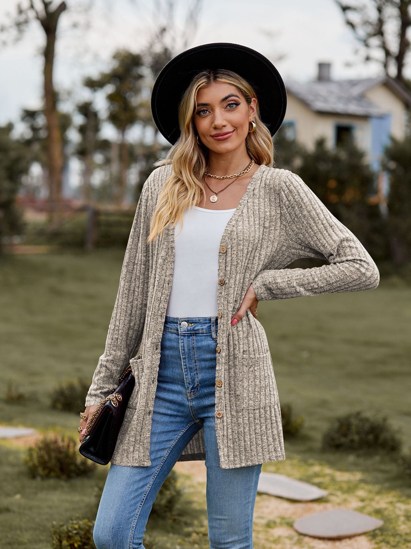 Damen Stricklongcardigan Stalluxe