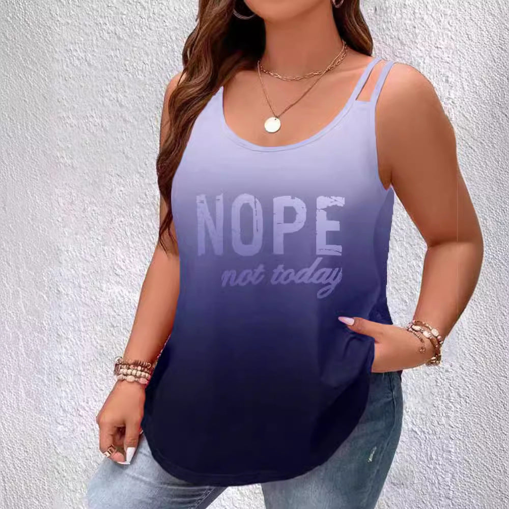 Damen lässiges Tanktop mit abgerundetem Saum und Schulterdetails Stalluxe