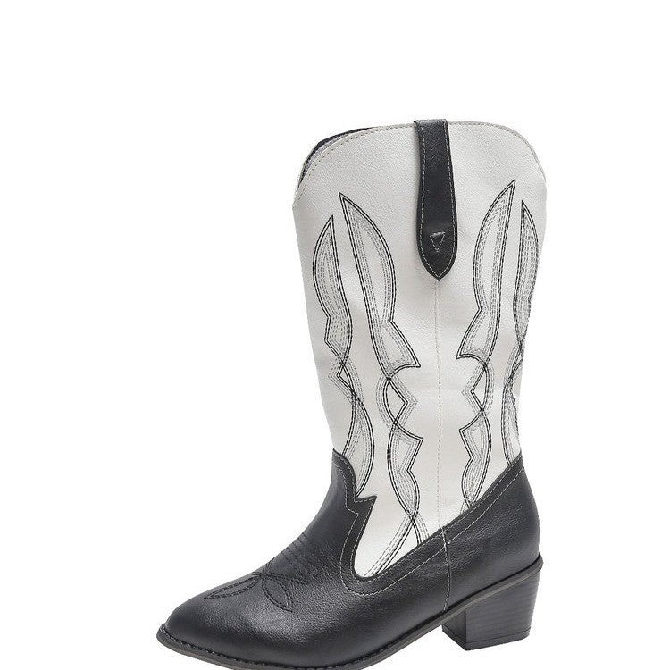 Damen Cowboystiefel mit elegantem Stitching Stalluxe