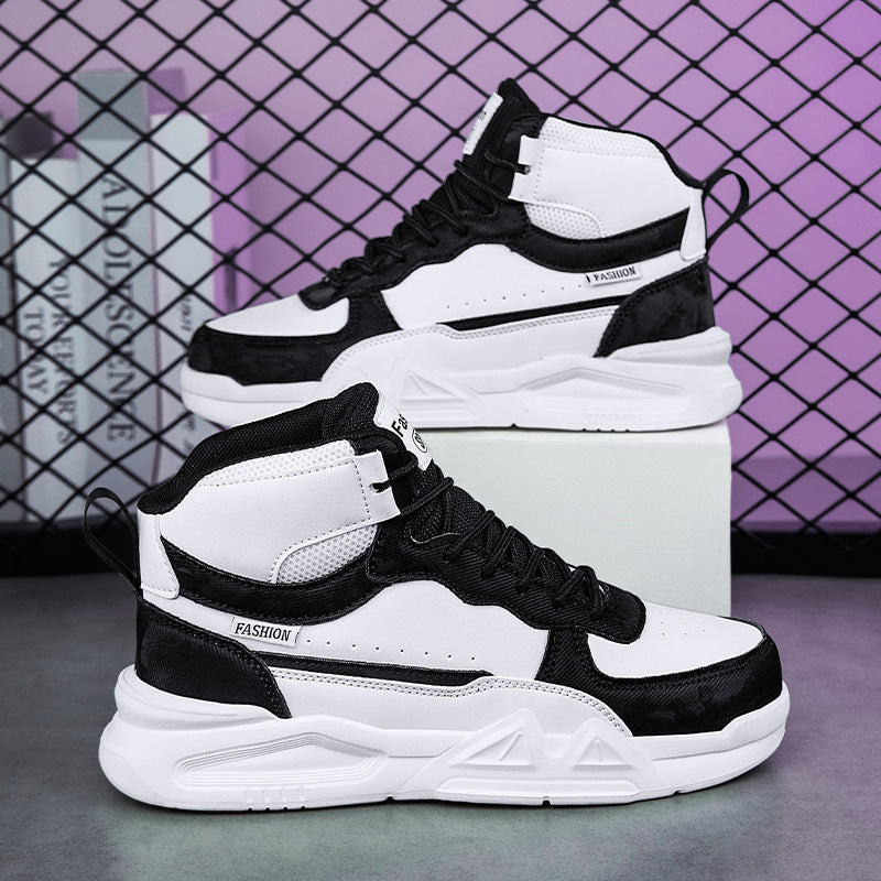 Damen Sportliche High-Top Sneakers mit modischem Farbenspiel Stalluxe