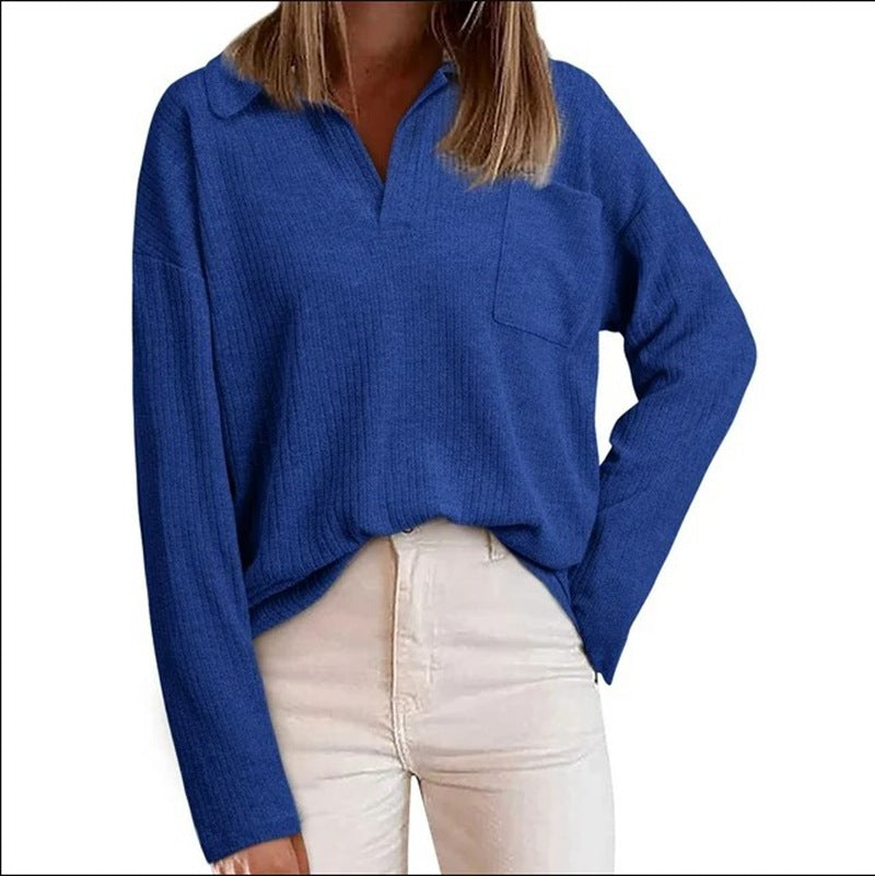 Damen Pullover mit strukturierter Oberfläche und lässigem Schnitt Stalluxe