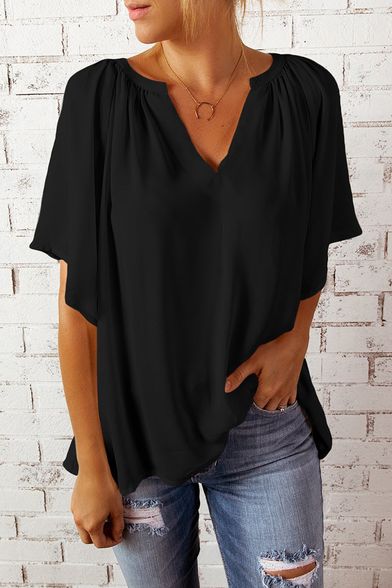 Women's Elegant Chiffon Blouse Stalluxe