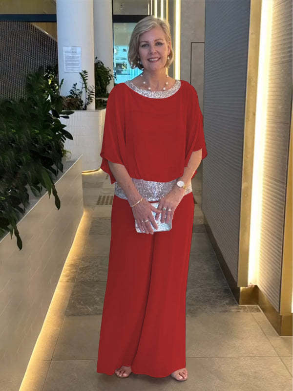 Damen Glamouröses Abendkleid mit eleganter Pailletten-Verzierung Stalluxe