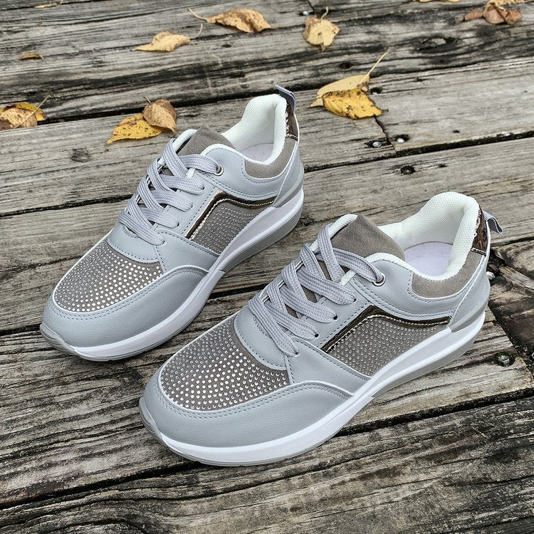 Damen sportliche Sneaker mit atmungsaktiver Mesh-Oberfläche und dämpfender Sohle Stalluxe