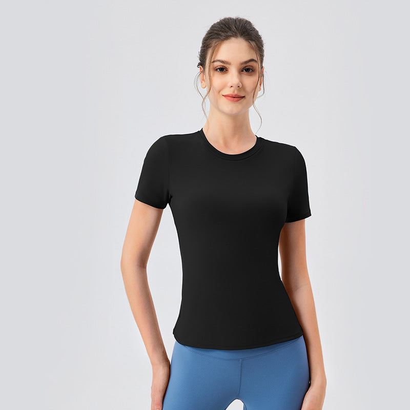 Damen Sportliches Kurzarm Funktionsshirt Stalluxe