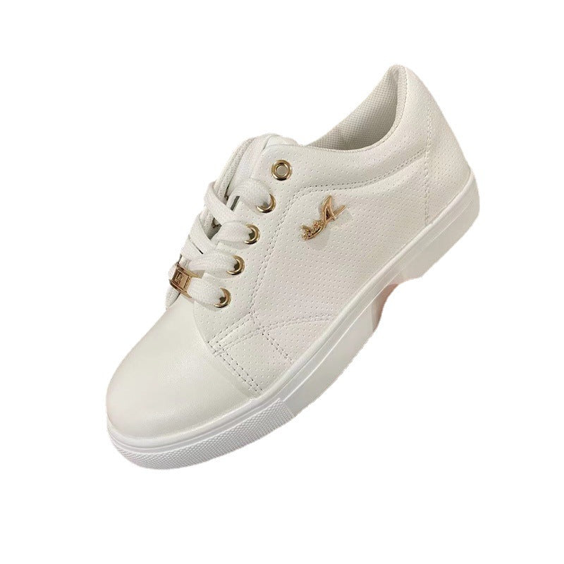 Damen Sportlich-elegante Sneakers mit perforierter Oberseite Stalluxe