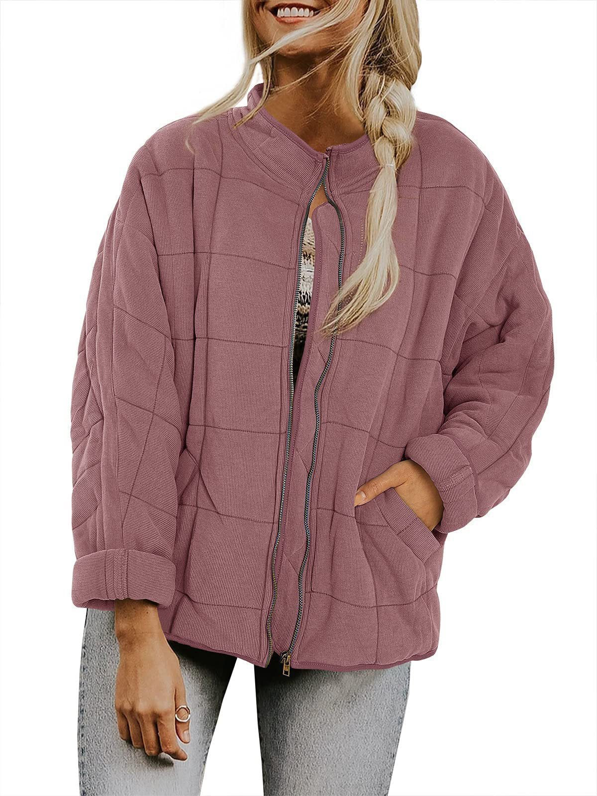 Damen Steppjacke mit hochschließendem Kragen und praktischen Tasche Stalluxe