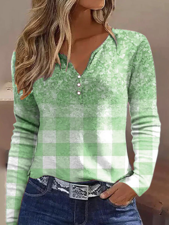 Damen Langarmshirt mit Knopfdetails Stalluxe