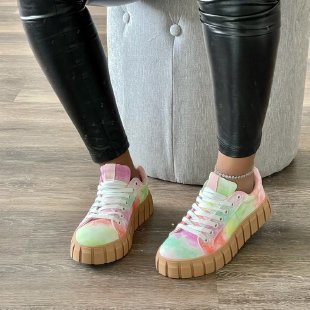 Damen Sneakers mit extraleichter Profilsohle und veganem Obermaterial Stalluxe
