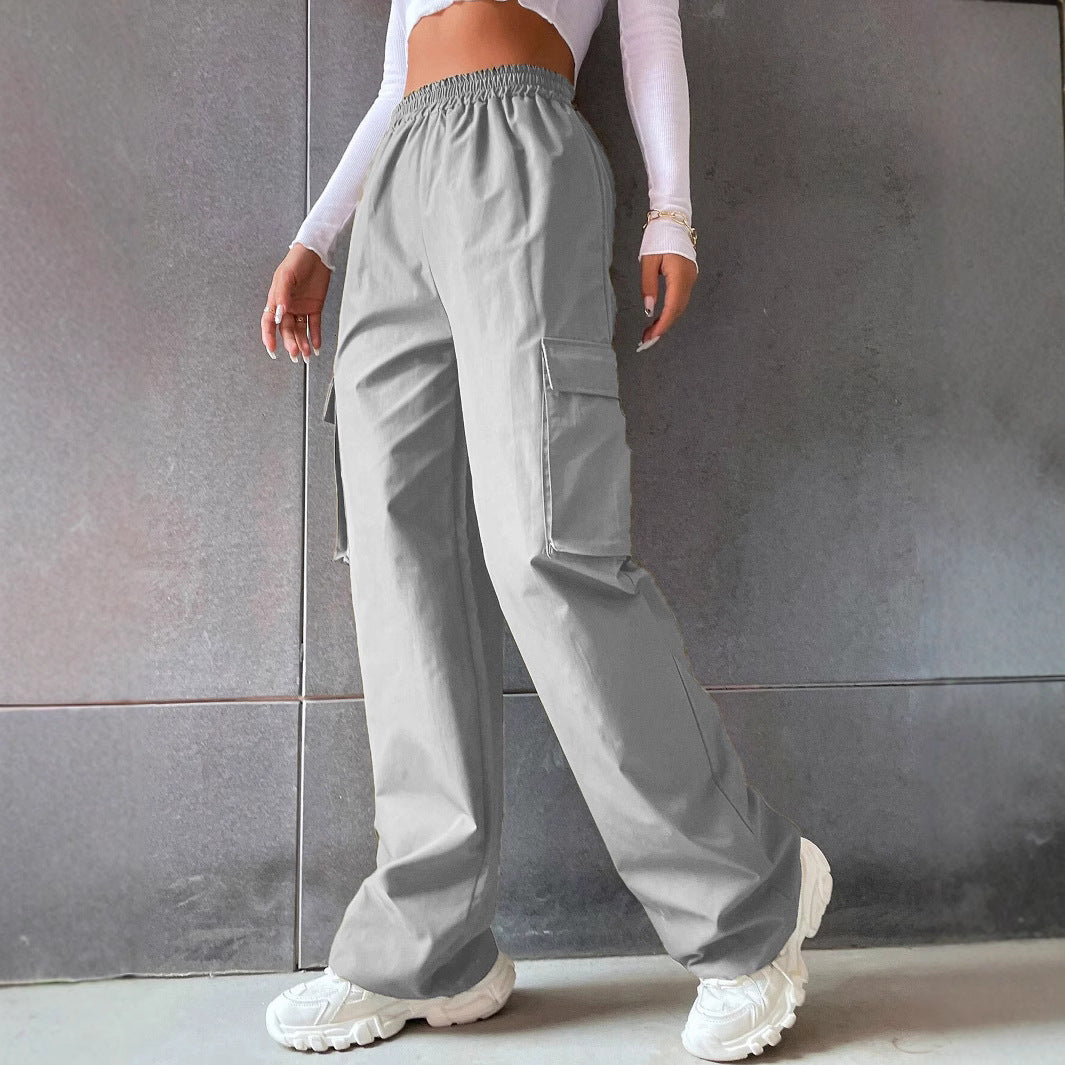 Damen Cargo-Hose mit elastischem Bund und praktischen Seitentaschen Stalluxe