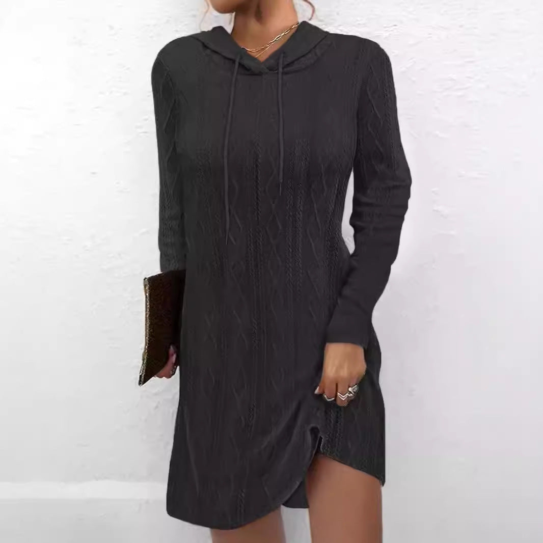 Damen Hoodie-Kleid Stalluxe
