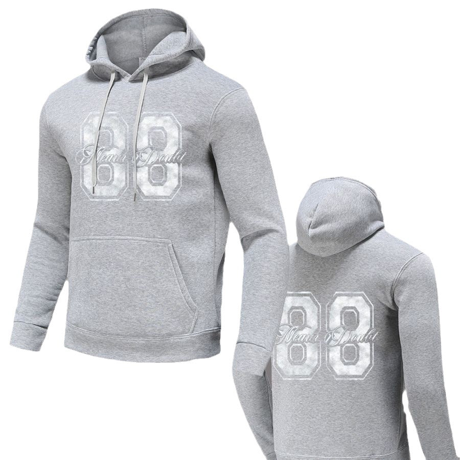 Damen Kapuzenpullover mit sportlichem Aufdruck Stalluxe