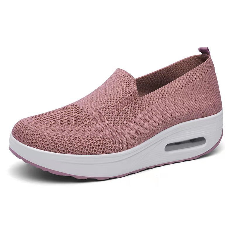Damen Sportliche Slip-On Sneakers mit luftiger Mesh-Oberfläche und innovativer Dämpfung Stalluxe