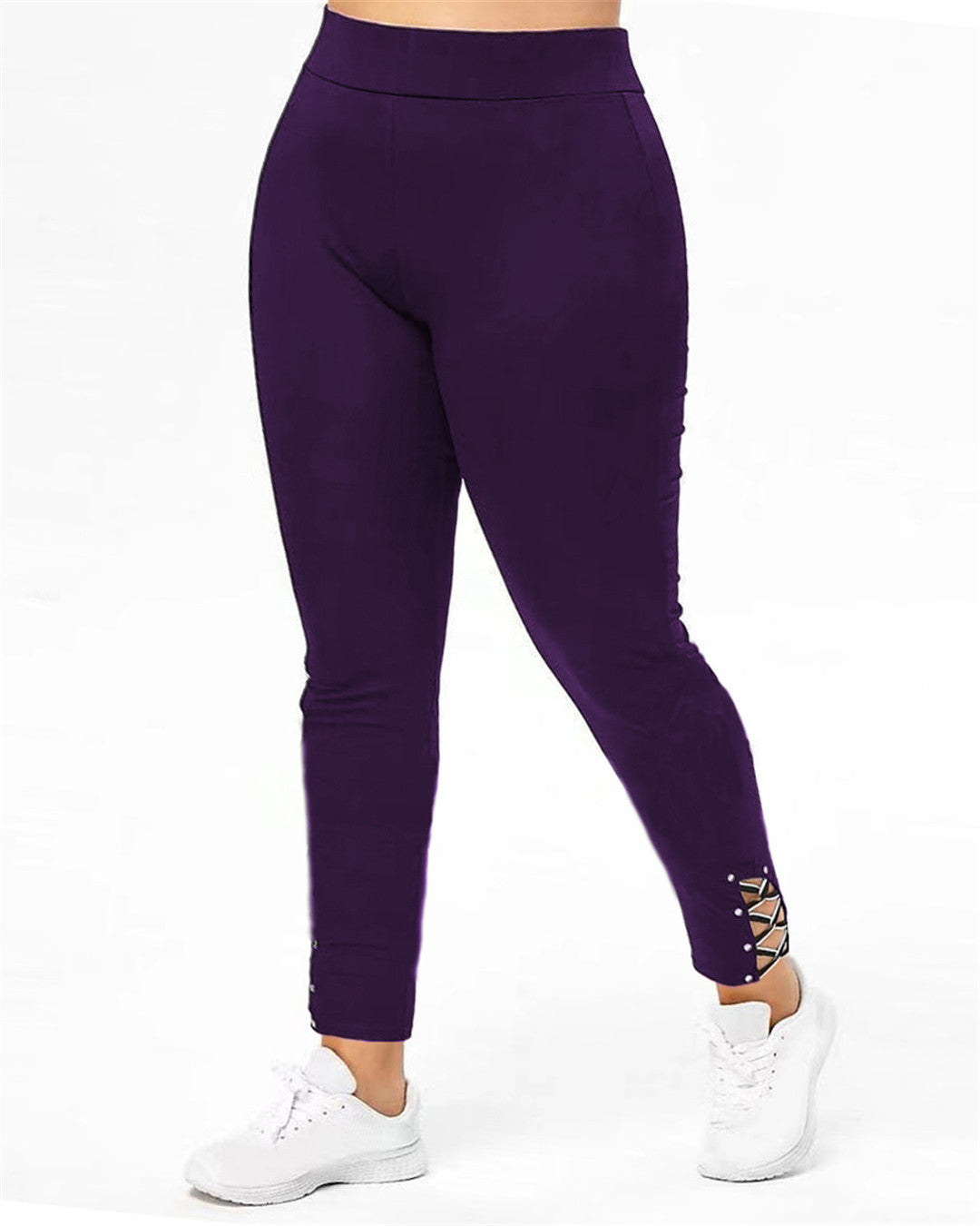 Damen Sportleggings mit dekorativen Schnürdetails Stalluxe