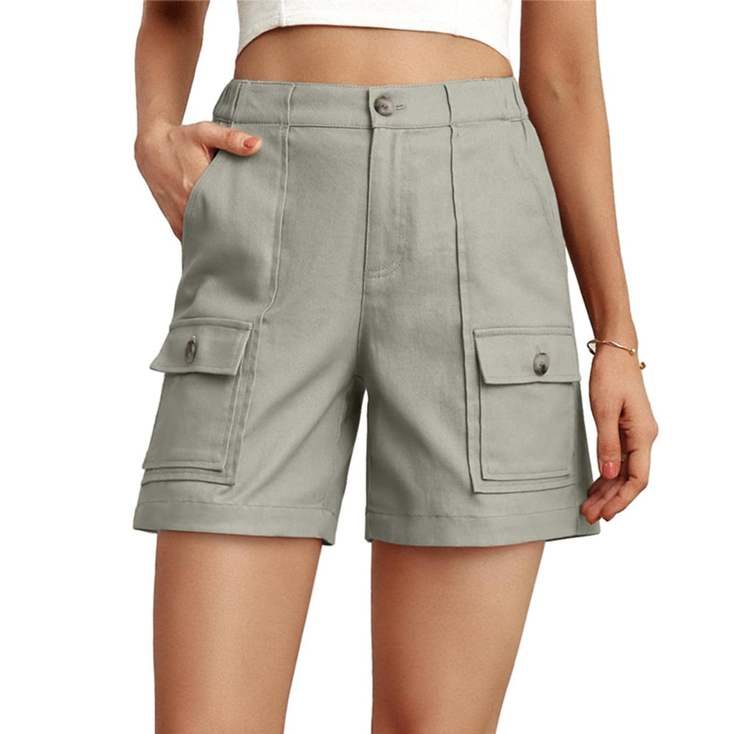 Damen Cargo Shorts Stalluxe