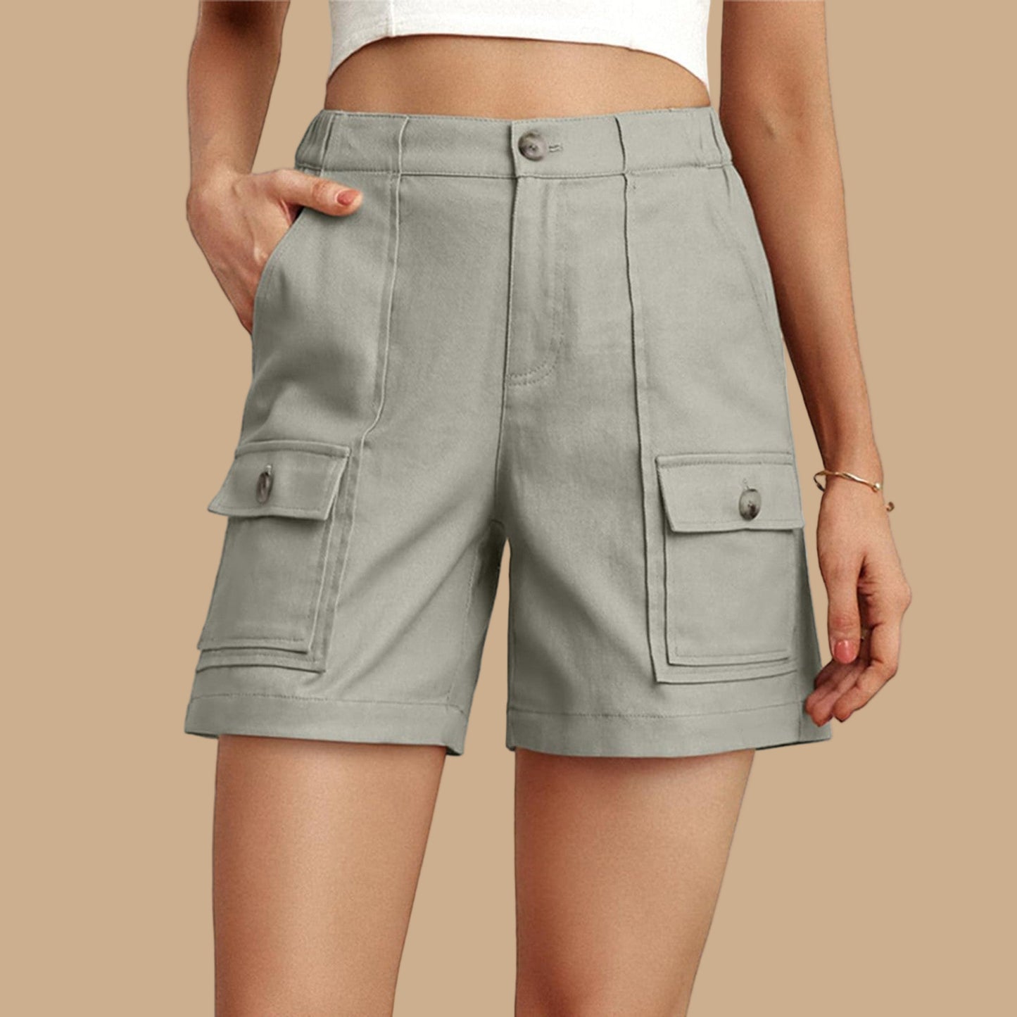 Damen Cargo Shorts Stalluxe