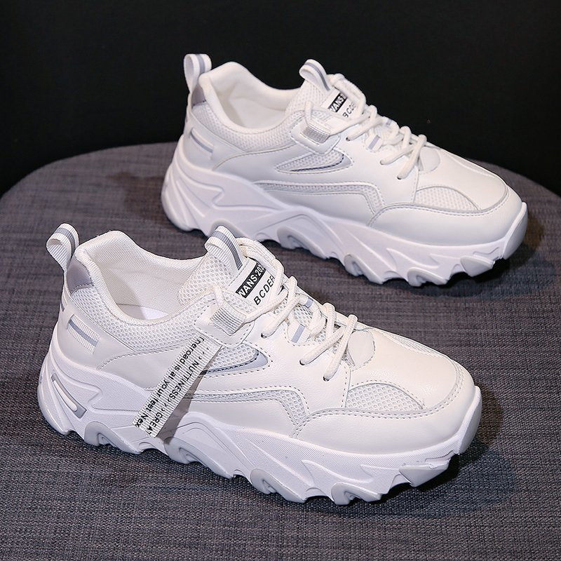 Damen Sportliche Sneakers mit atmungsaktiver Mesh-Oberfläche Stalluxe