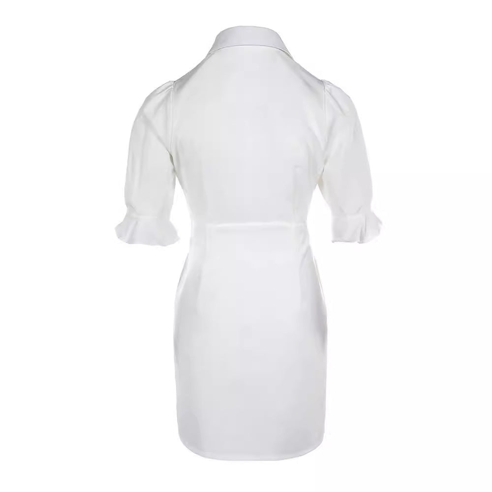 Damen Hemdbluse Kleid Stalluxe