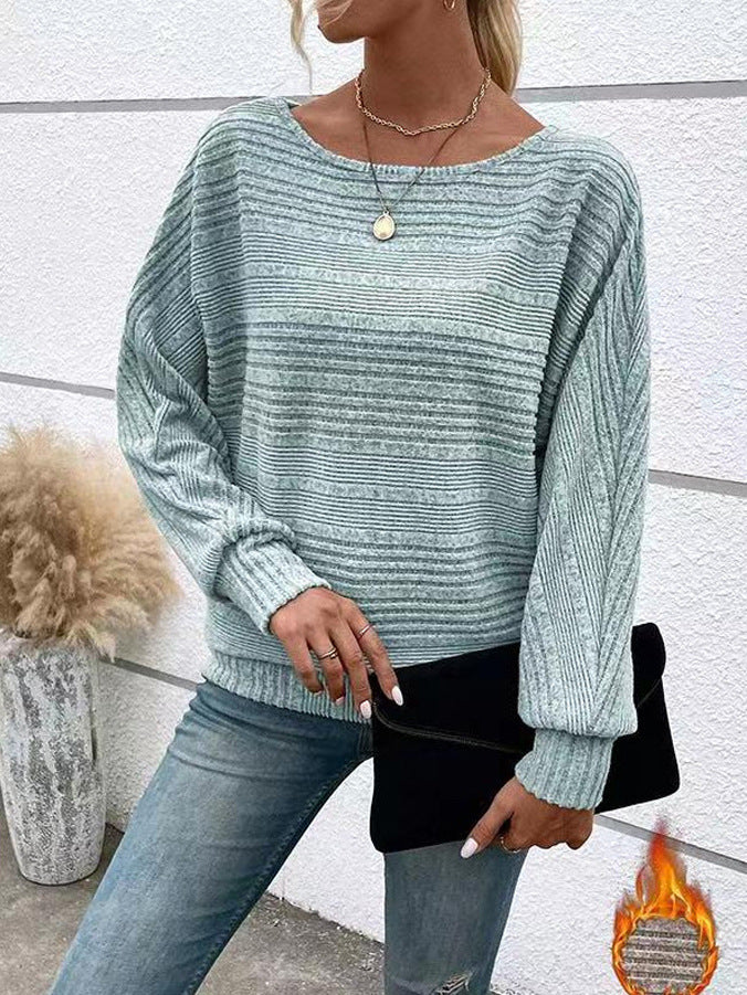 Damen lässiger Strickpullover Stalluxe