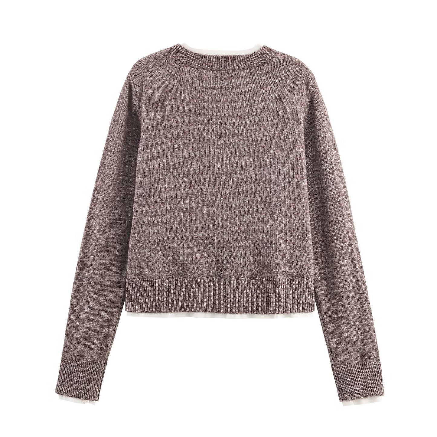 Damen modische Strickjacke mit Knopfleiste und Rundhalsausschnitt Stalluxe