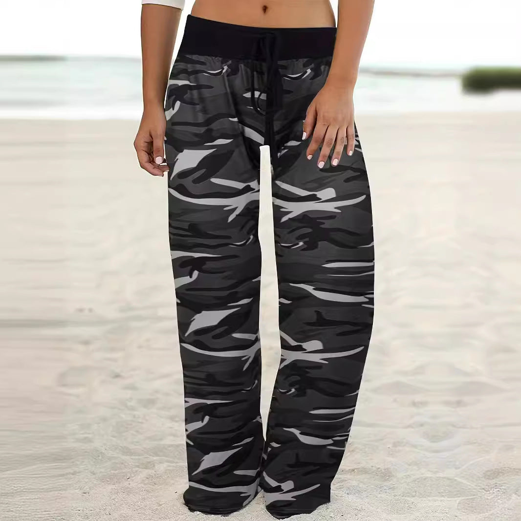 Damen Freizeithose im modernen Camouflage-Look Stalluxe