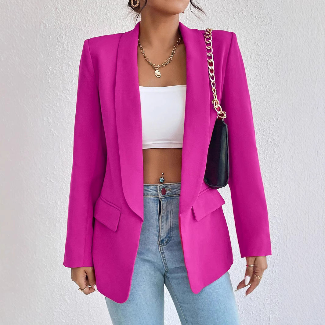 Damen Eleganter Blazer mit lässigem Schnitt und praktischen Taschen Stalluxe
