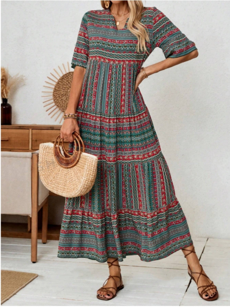 Damen Maxikleid im Ethno-Design Stalluxe
