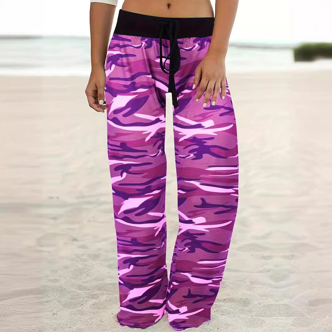 Damen Freizeithose im modernen Camouflage-Look Stalluxe