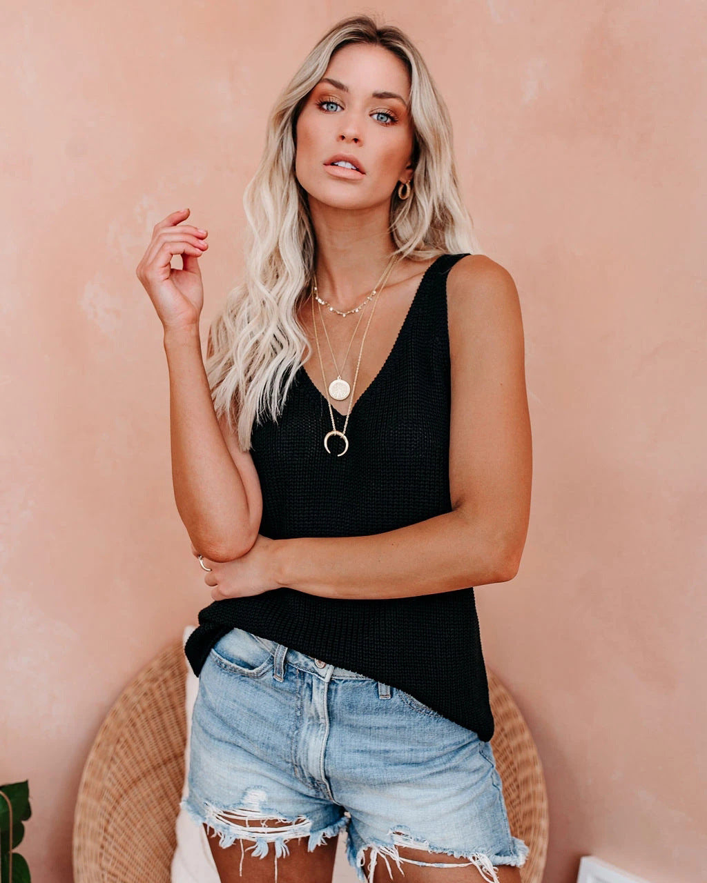 Damen Stricktop Stalluxe