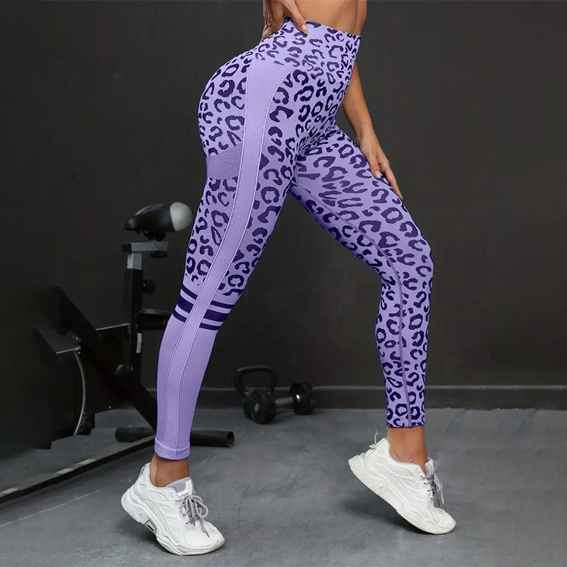 Damen Sportleggings mit Tiermuster und hohem Taillenschnitt Stalluxe