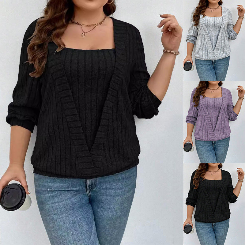 Damen lässige Strickjacke mit tiefem V-Ausschnitt und lockeren Ärmeln Stalluxe