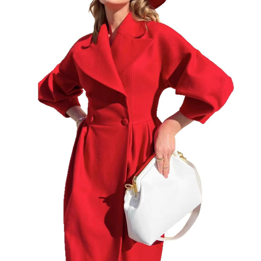 Damen Eleganter und funktioneller Trenchcoat mit seitlichem Schlitz Stalluxe