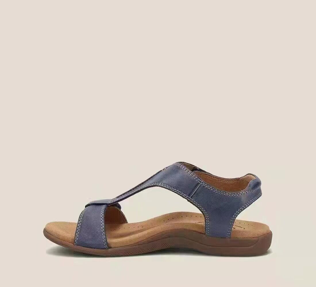 Damen Komfortable Riemchen-Sandalen mit elastischen Einsätzen Stalluxe