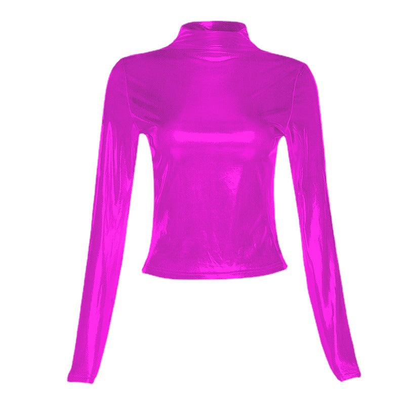 Damen langärmliges Glamour Shirt mit figurbetontem Design Stalluxe