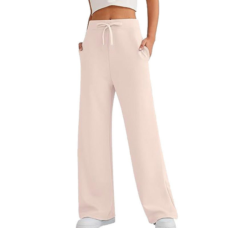 Damen Bequeme Lounge-Hose mit weitem Schnitt und praktischen Taschen Stalluxe