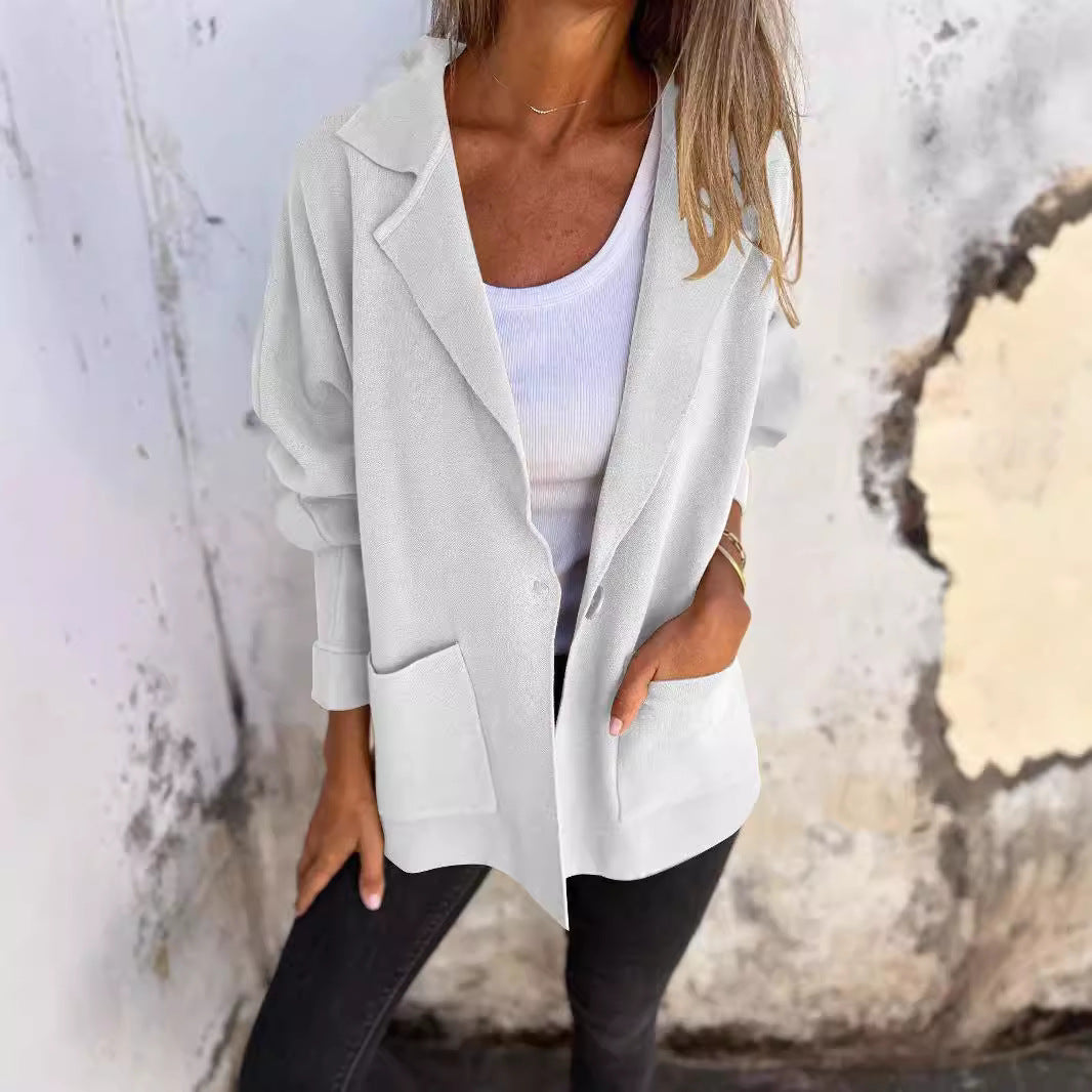 Women's Relaxed Fit Oversized Blazer Stalluxe